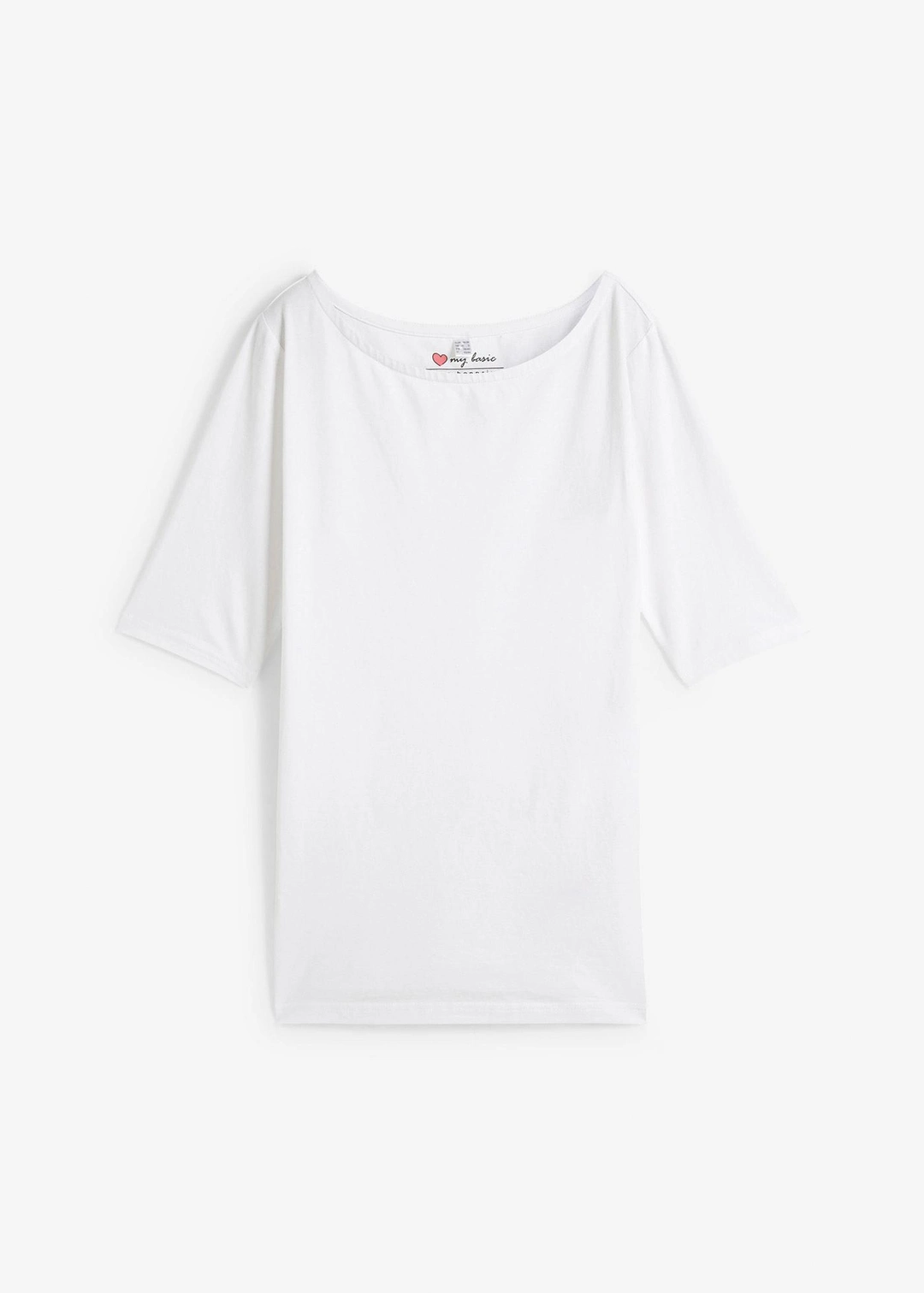 T-shirt à encolure bateau