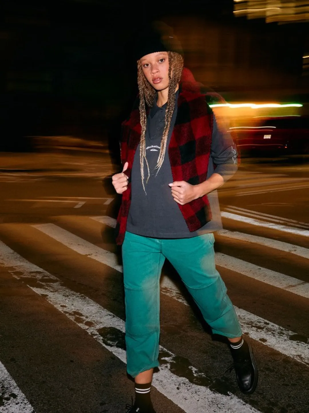 Sand - Pantalon baggy pour Femme Vert