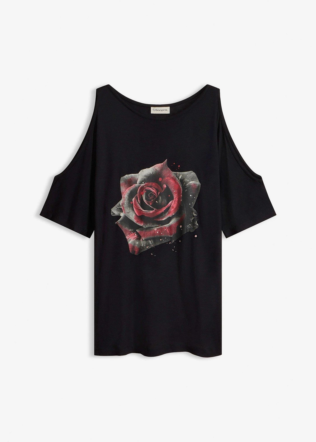 T-shirt à épaules dénudées en viscose