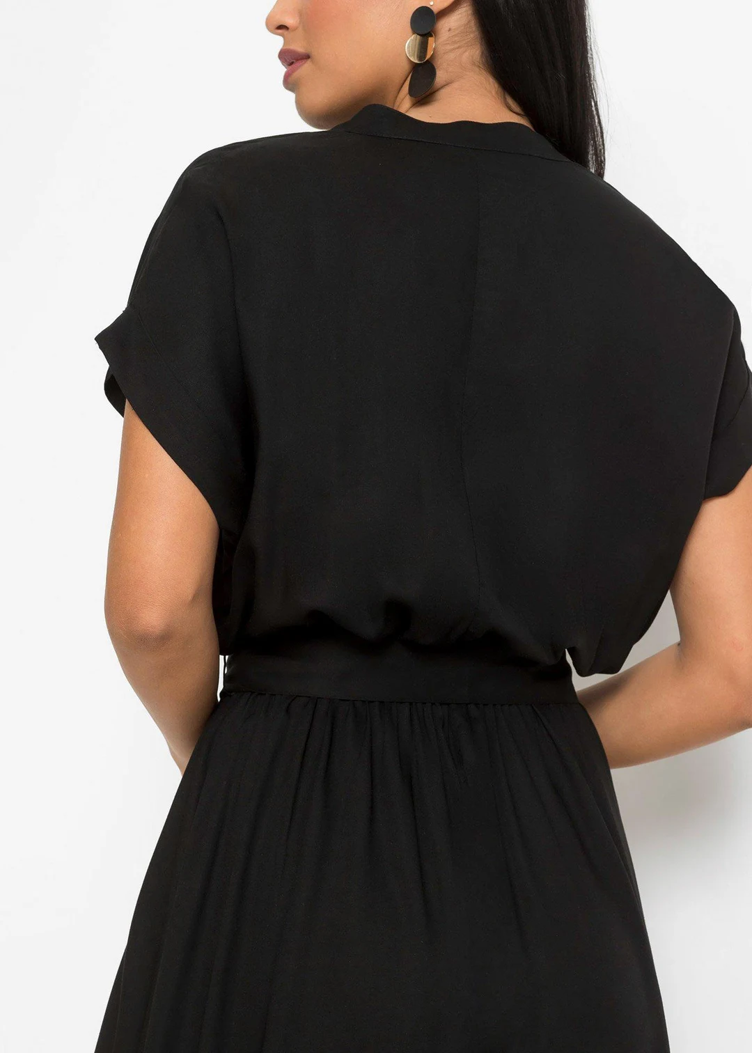 Robe-chemise en viscose fluide - 3