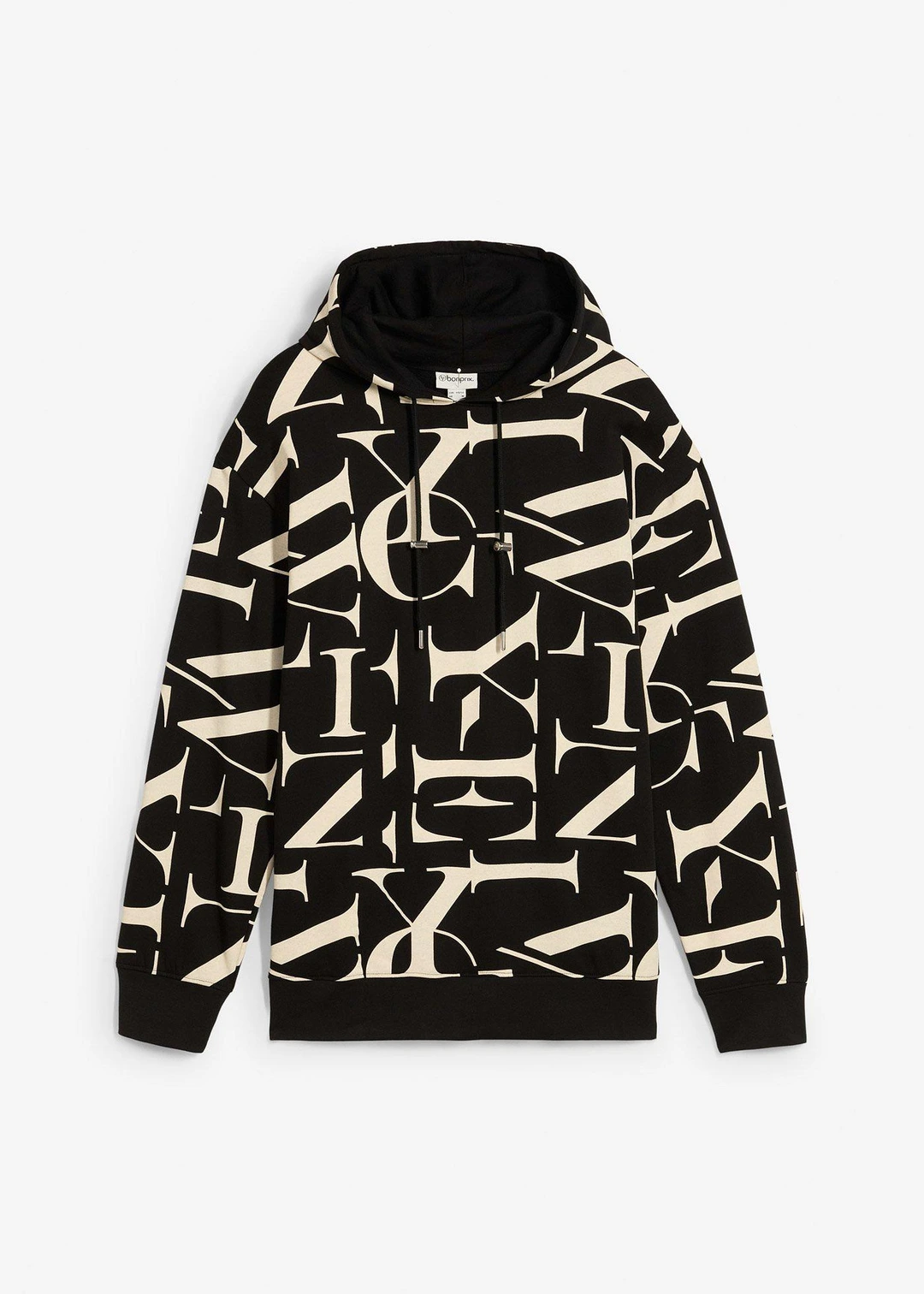 Sweat à capuche 100% coton, coupe loose