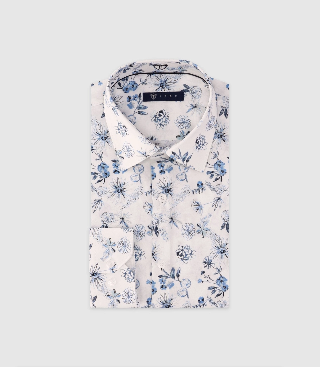 IZAC - Chemise imprimée blanche