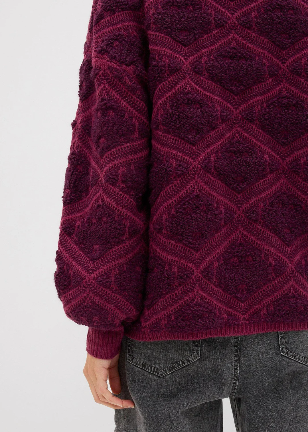 Pull en maille boxy - 3