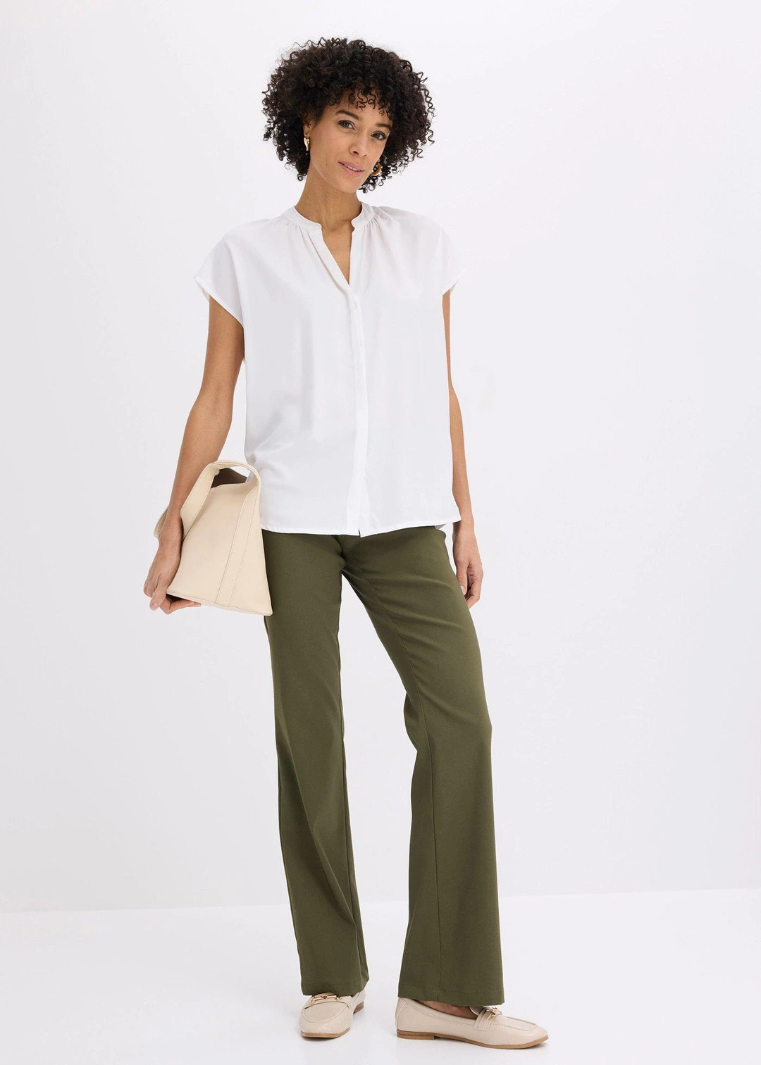 Pantalon extensible, bootcut - 2