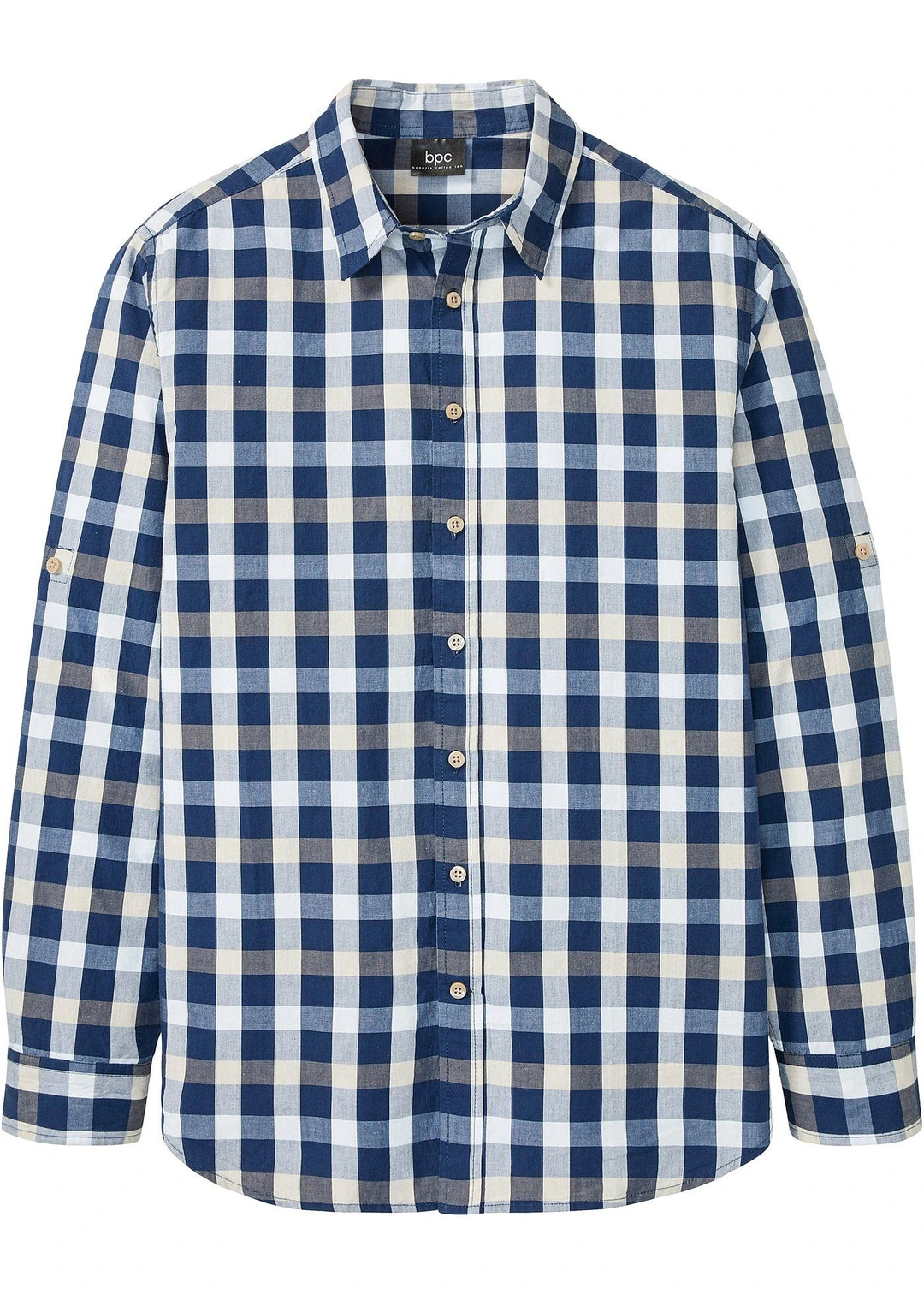 Chemise manches longues 100% coton