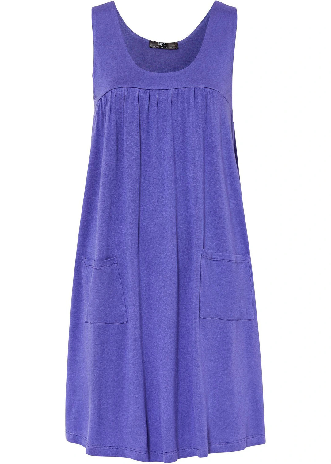 Robe courte en jersey en viscose douce