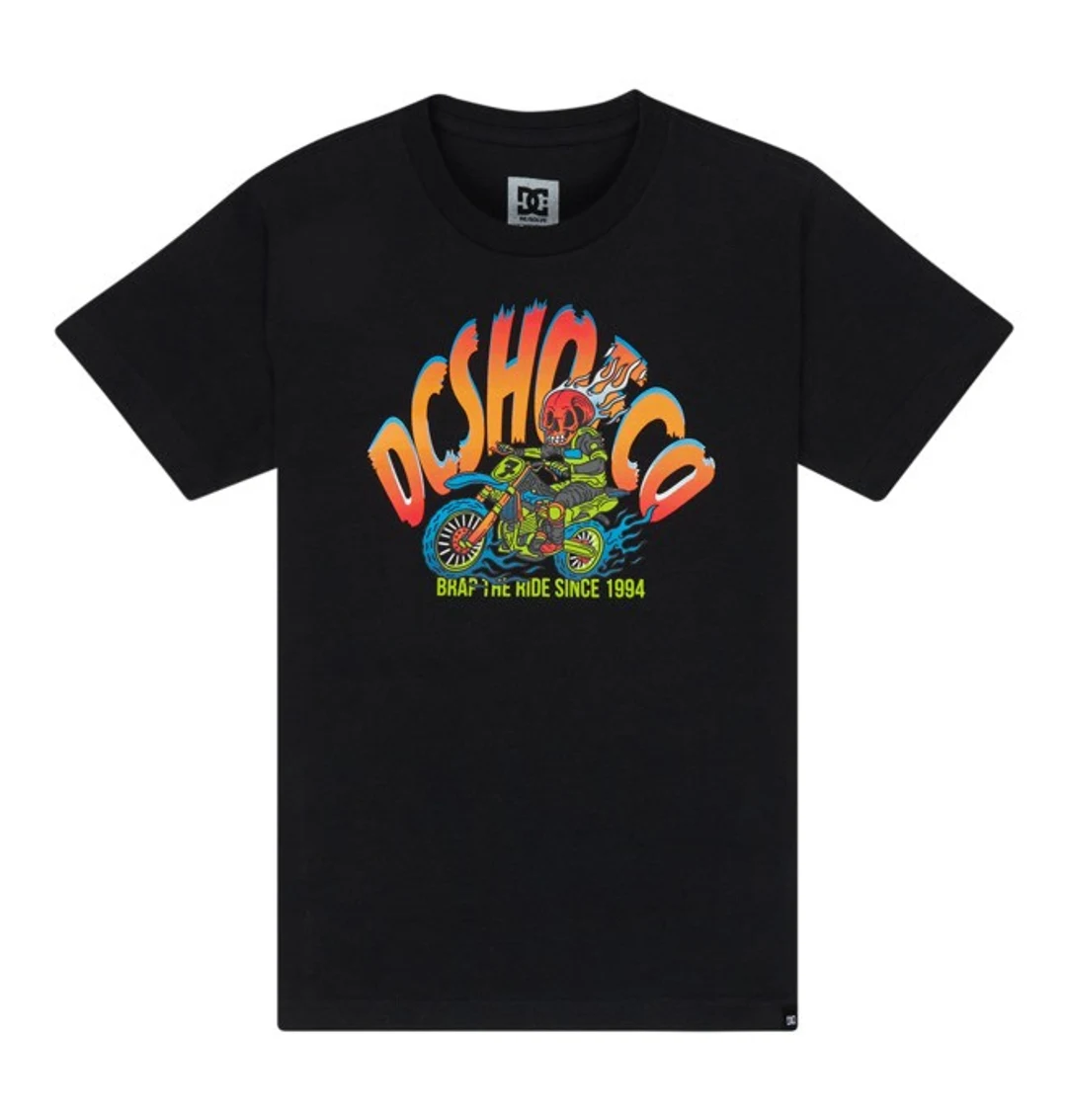 Brap The Ride - T-Shirt à manches courtes Noir Garçon 8-16 ans