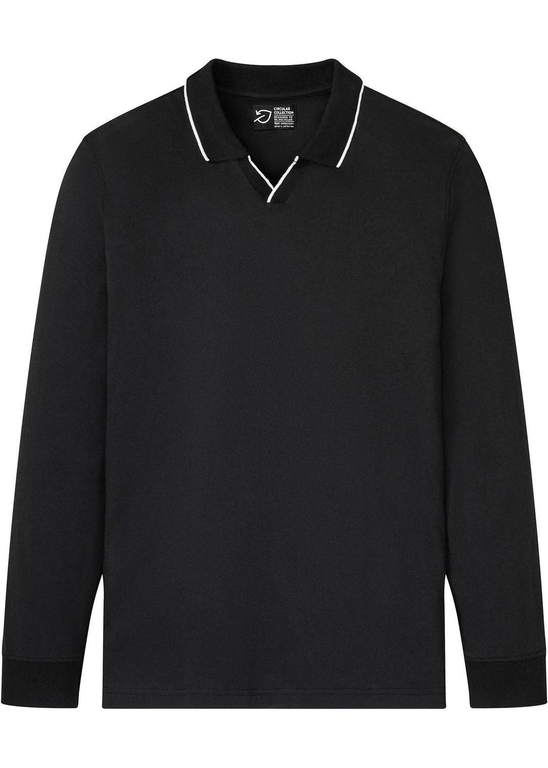 Polo manches longues 100% coton
