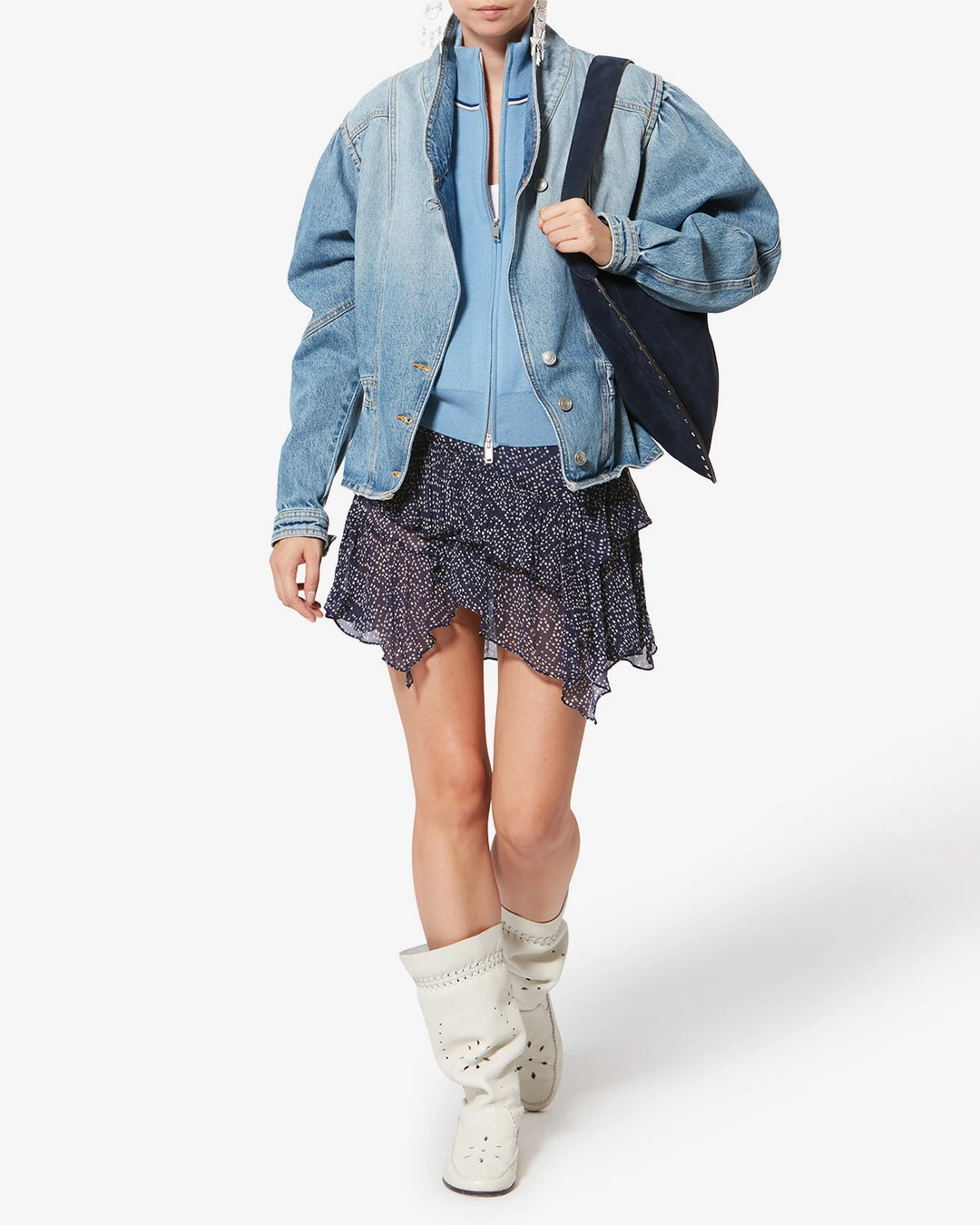Jupe Lolita - Femme - Nuit - Taille 40 - Marant Étoile - 4