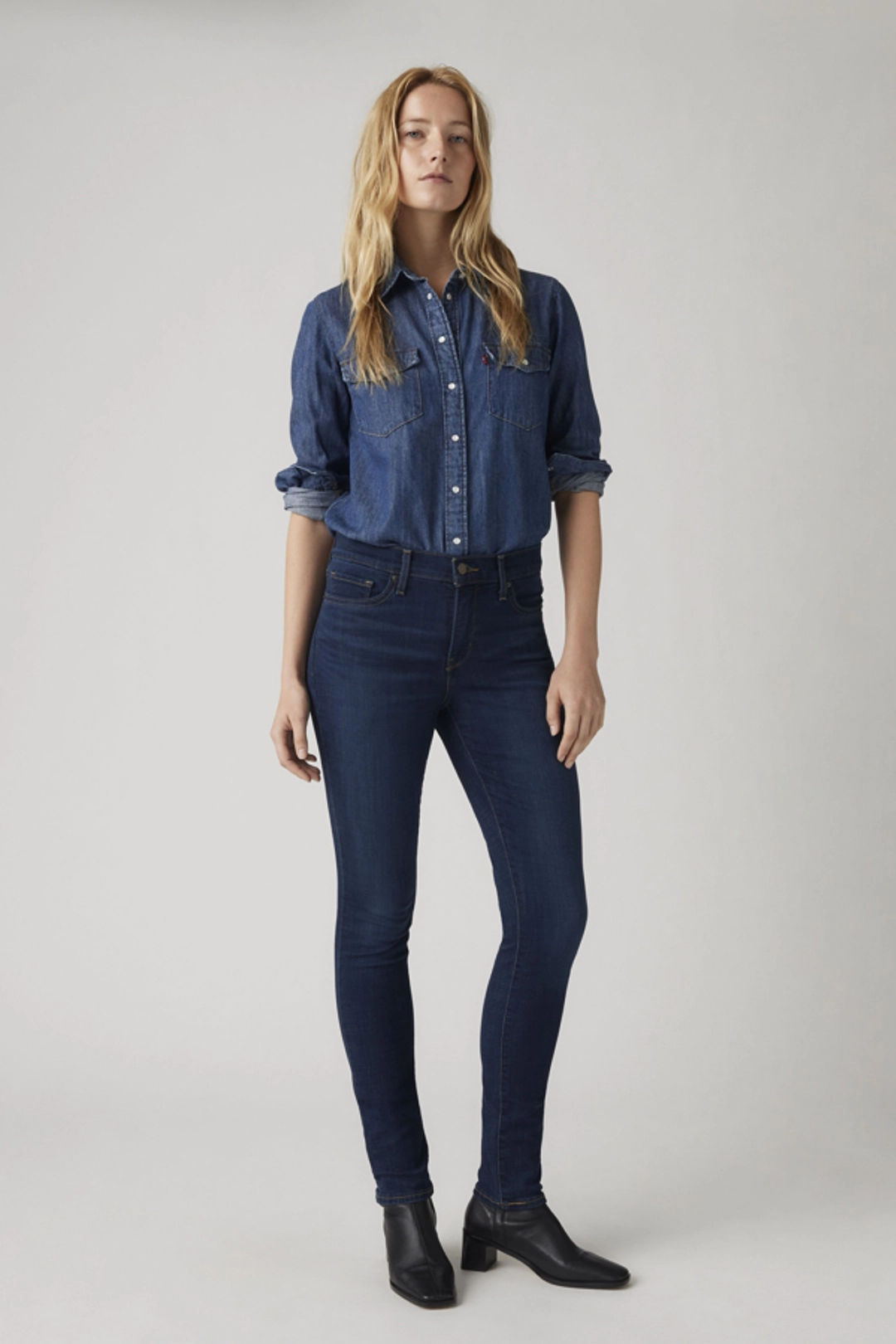 Levi's Jean 311 Galbant Skinny - Femme - Bleu / Eternal Indigo Mid - 33X32