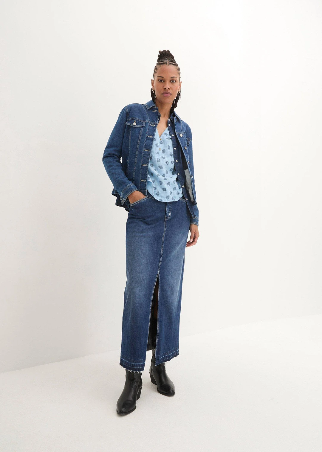 Blouse légère et oversize en gaze de coton - 2