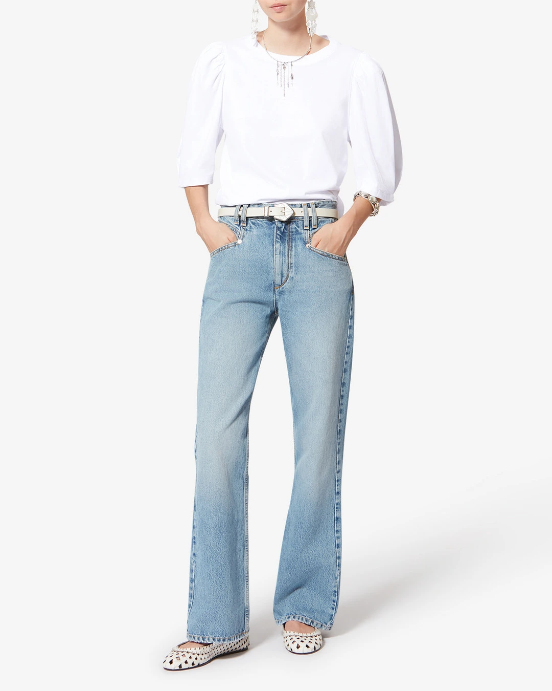 Tee Shirt Maeliss - Femme - Blanc - Taille L - 4