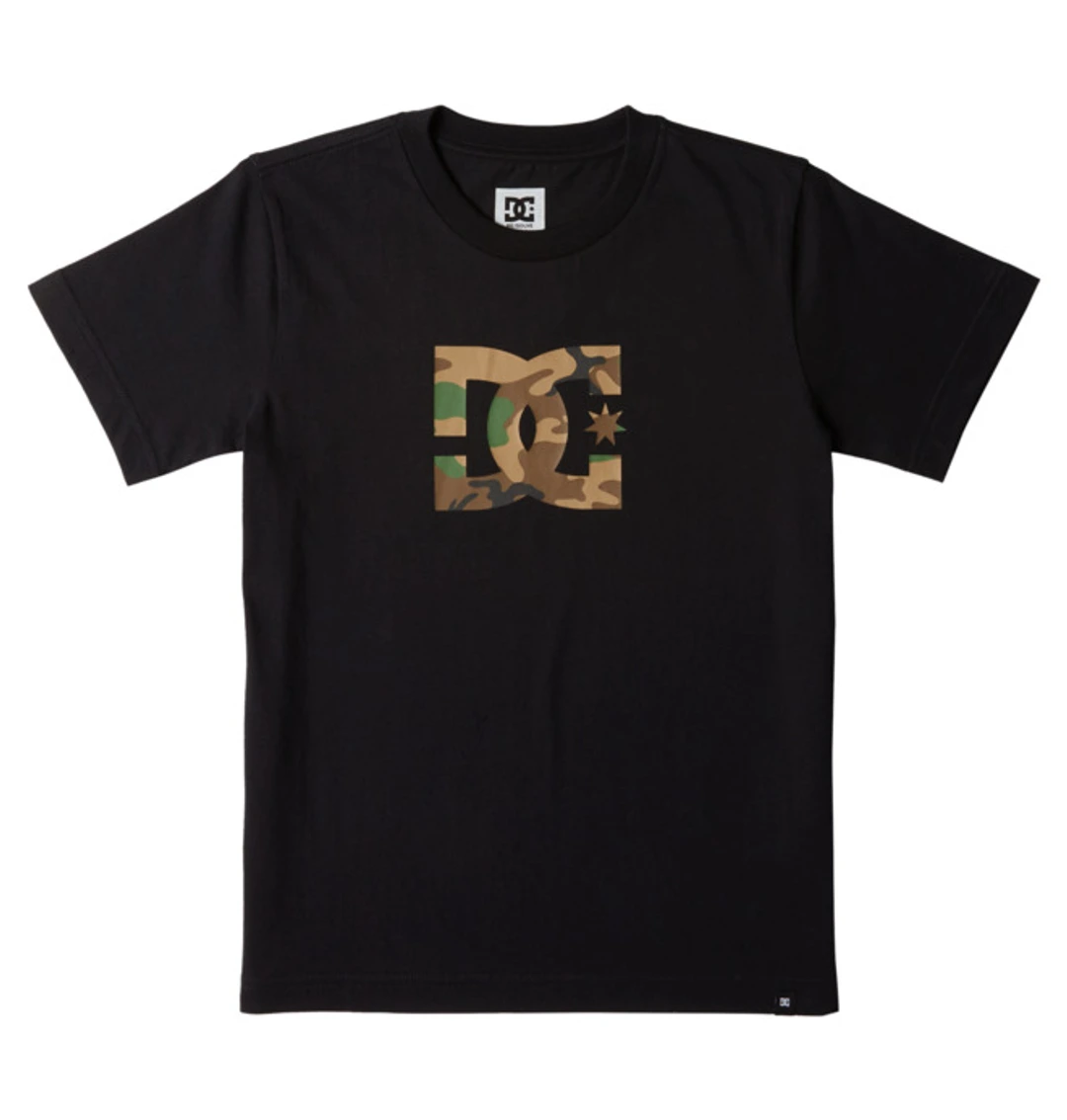 Star - T-shirt Noir Enfant