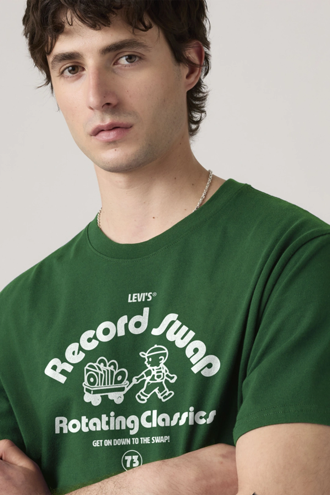 Levi's T Shirt Graphique Relaxed - Homme - Noir / Jet Black - 2XL - 2