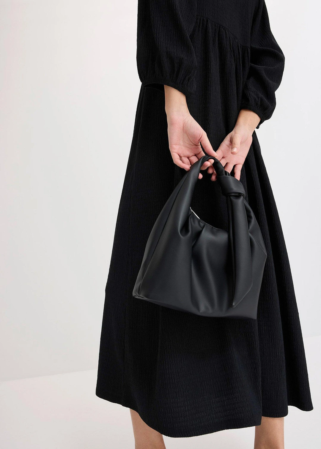 Robe longue en jersey texturé - 3