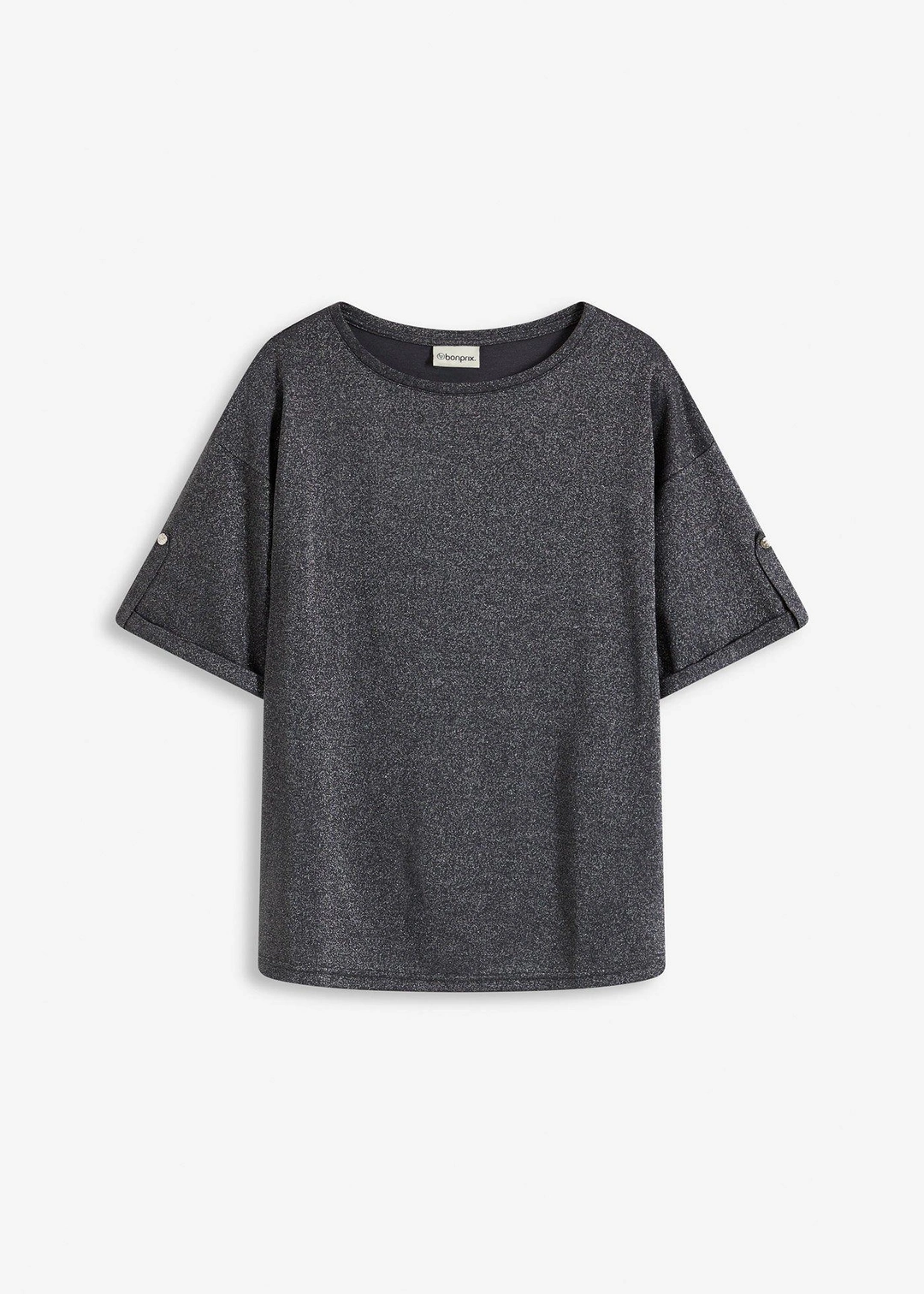 T-shirt brillant en viscose majoritaire