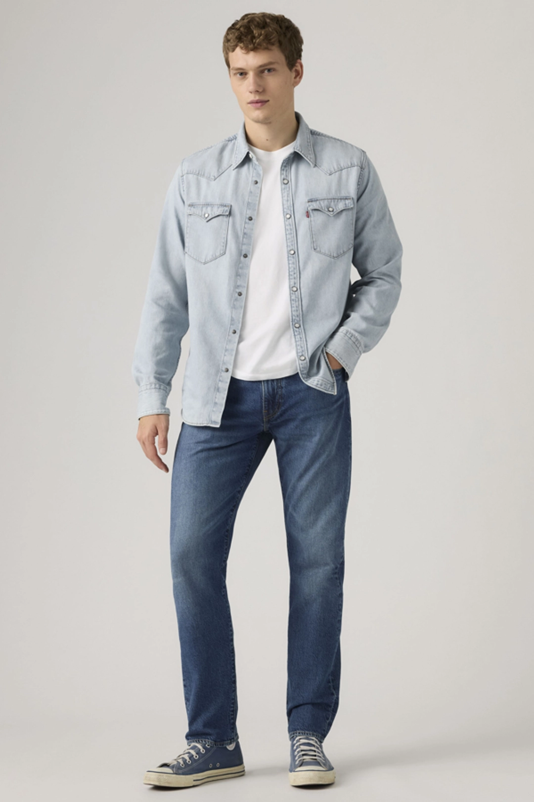 Levi's Jean 502 Taper - Homme - Bleu / Rainy Afternoon - 38X32