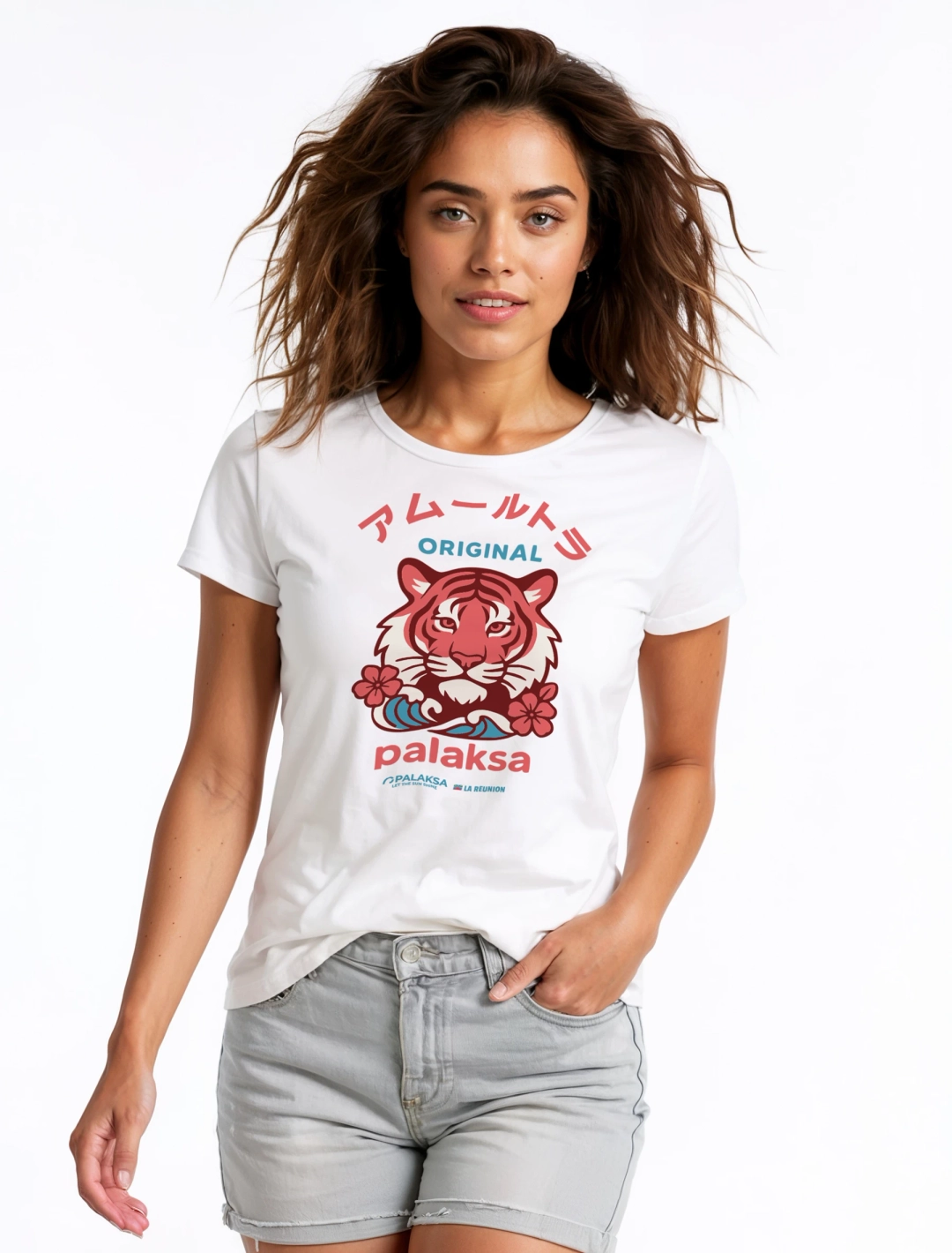 T-shirt Femme Léger – Love Tiger – Coton Bio Premium