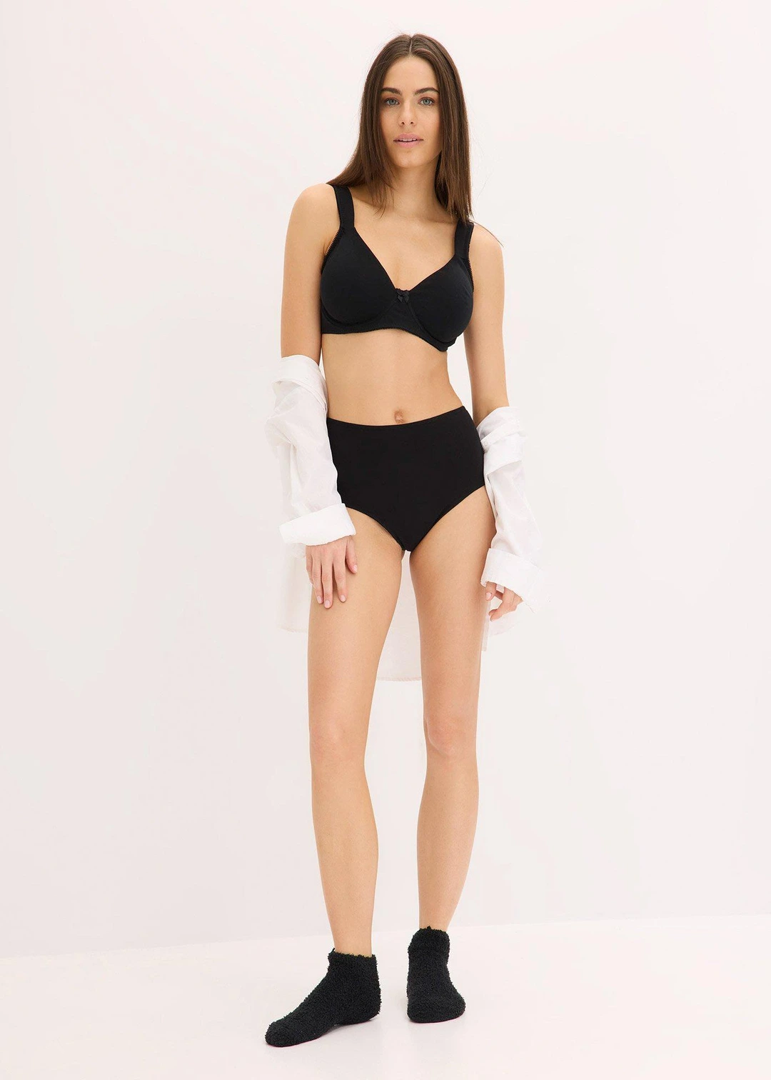 Lot de 4 strings taille haute coton - 2