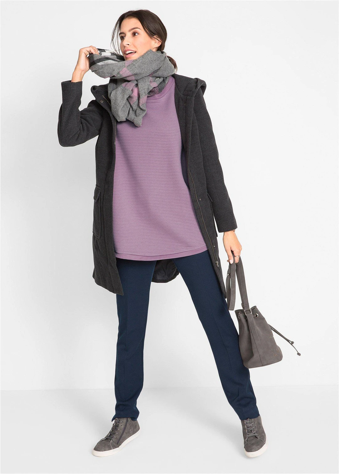 Sweat long avec viscose