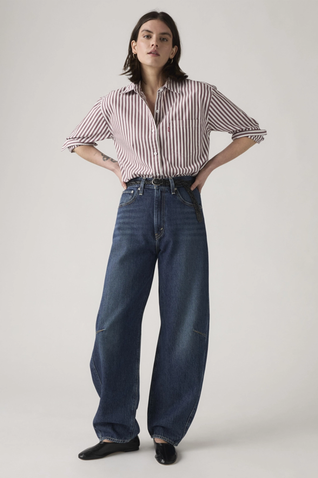 Levi's Jean Cinch Barrel - Femme - Bleu / Lift Up - 32X31