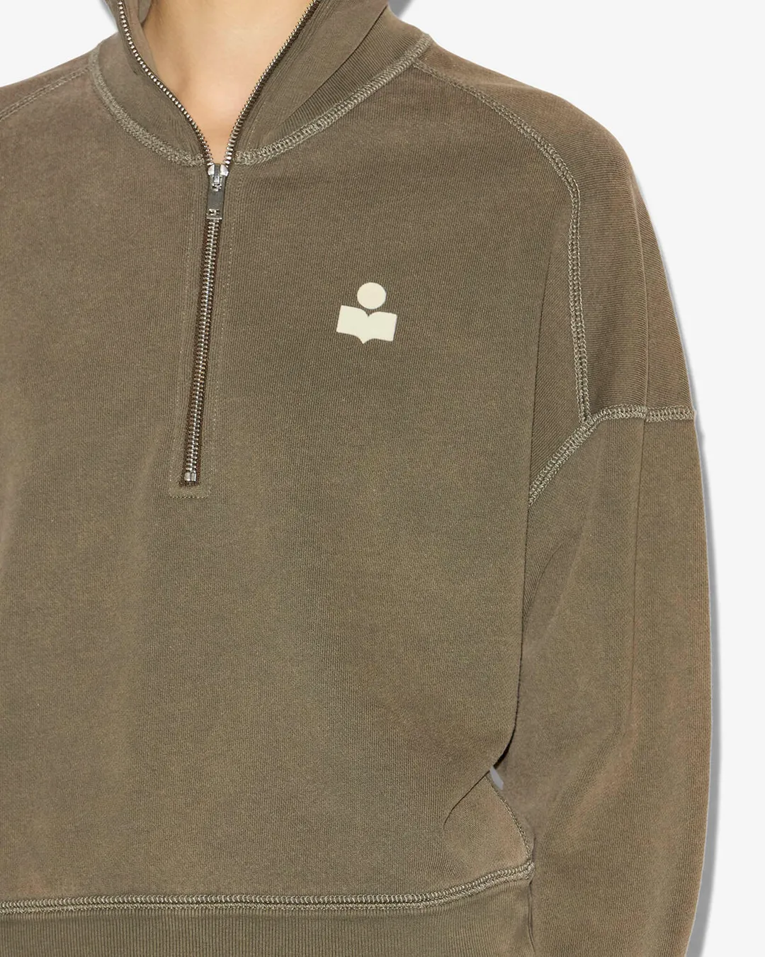 Sweatshirt Ross - Femme - Noir Délavé - Taille 36 - Marant Étoile - 2
