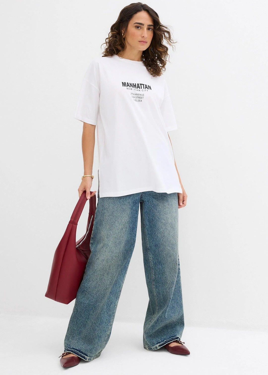 T-shirt oversize 100% coton - 2