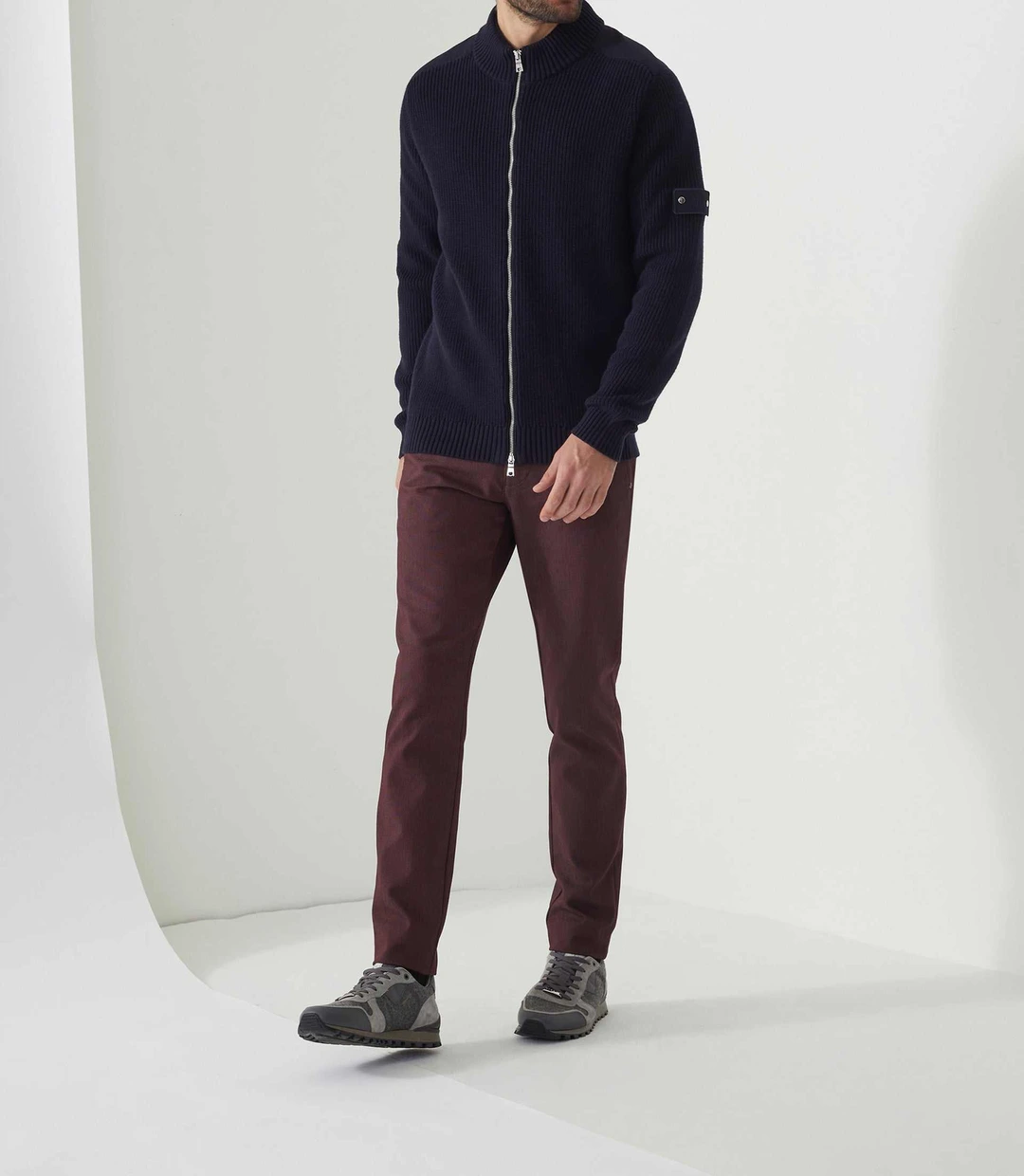 IZAC - Gilet zippé marine ''SWsami''