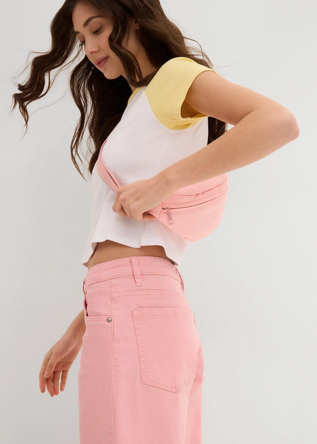 Pantalon en twill de coton extensible - 3