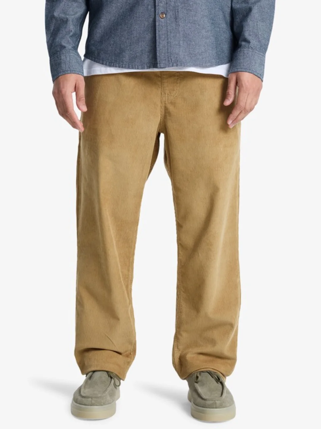 Taxer Regular Cord - Pantalon velours côtelé pour Homme Noir