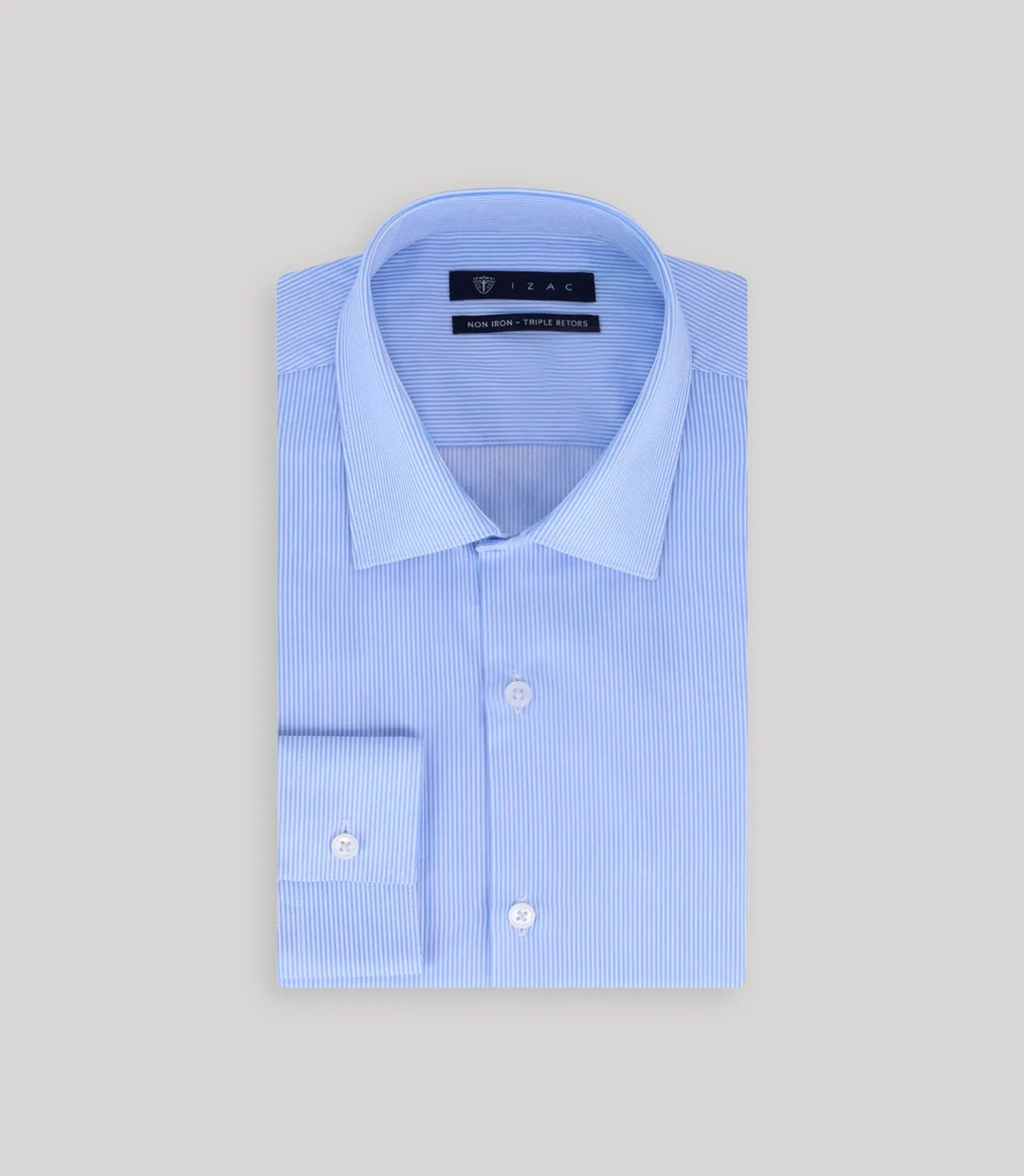IZAC - Chemise non iron ciel