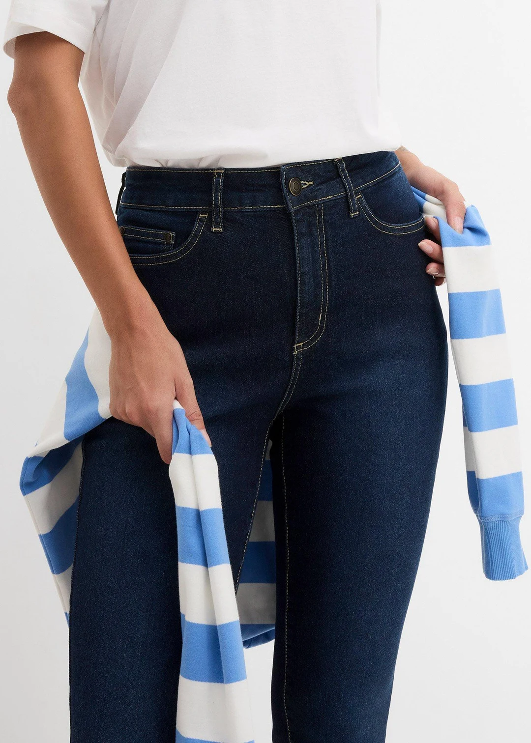Jean skinny taille mi-haute, extensible - 3