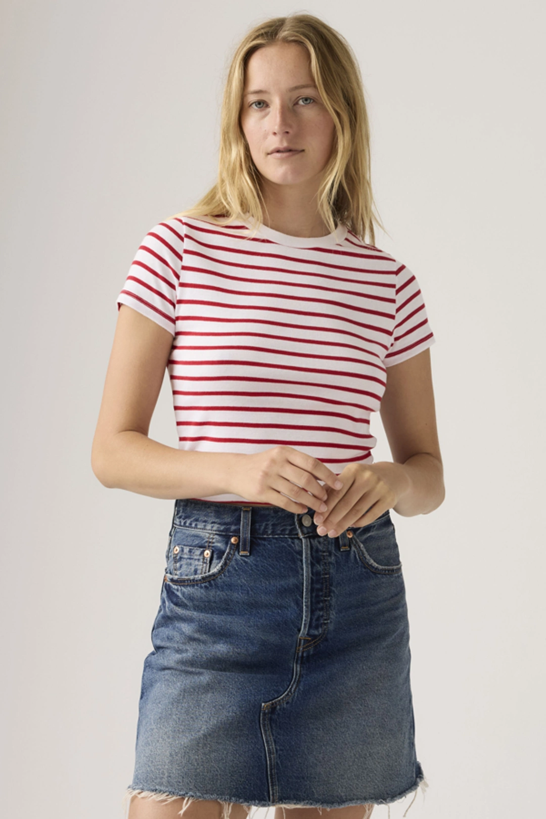 Levi's T Shirt Sportif Essential - Femme - Blanc / White + - XS