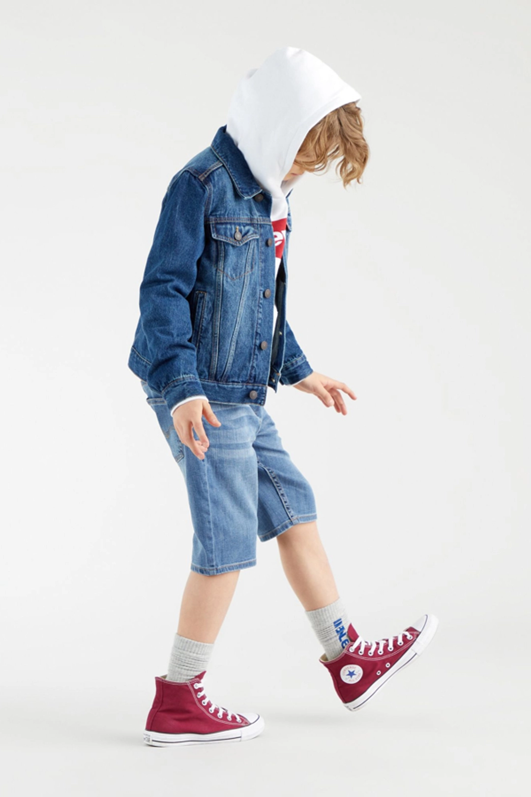 Levi's Veste Veste Trucker Pour Enfant - Homme - Bleu / Bristol - 8A - 2