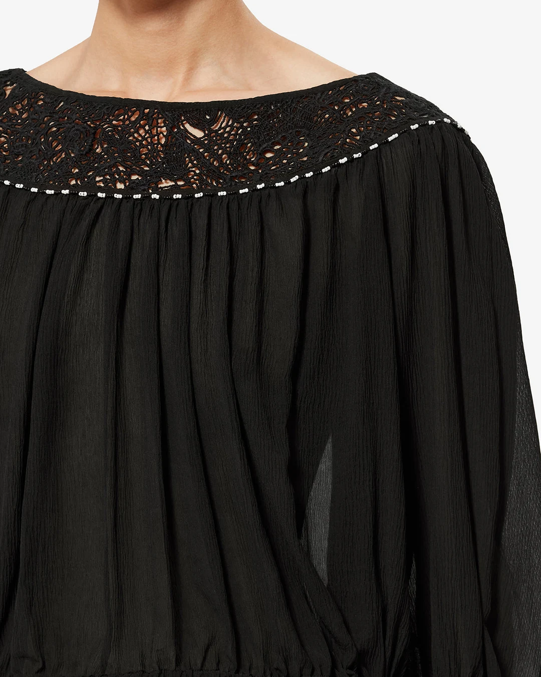 Blouse Nelida - Femme - Écru - Taille42 - Isabel Marant - Collection Été Femme - Nouvelle Collection Capsule La Riviera - 2