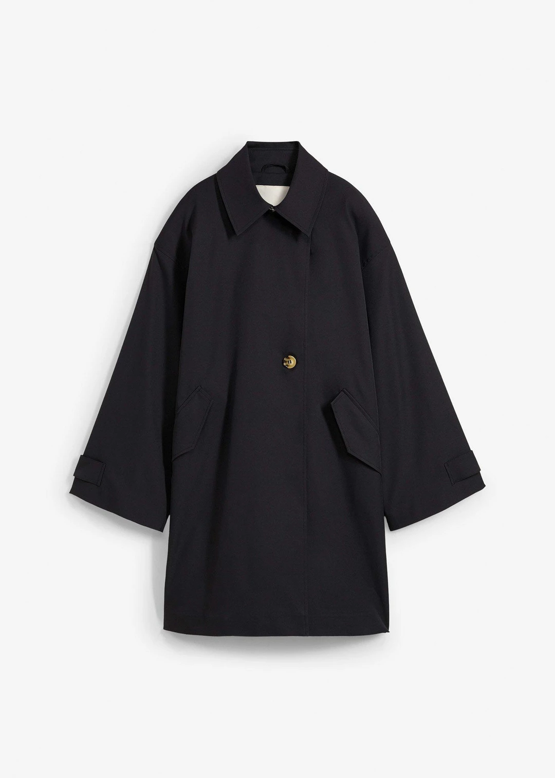 Trench-coat coupe trapèze