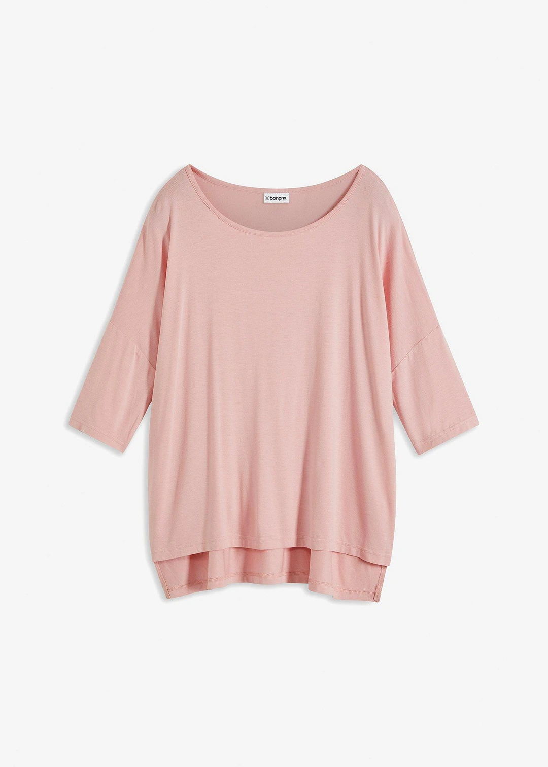 T-shirt boxy en viscose extensible