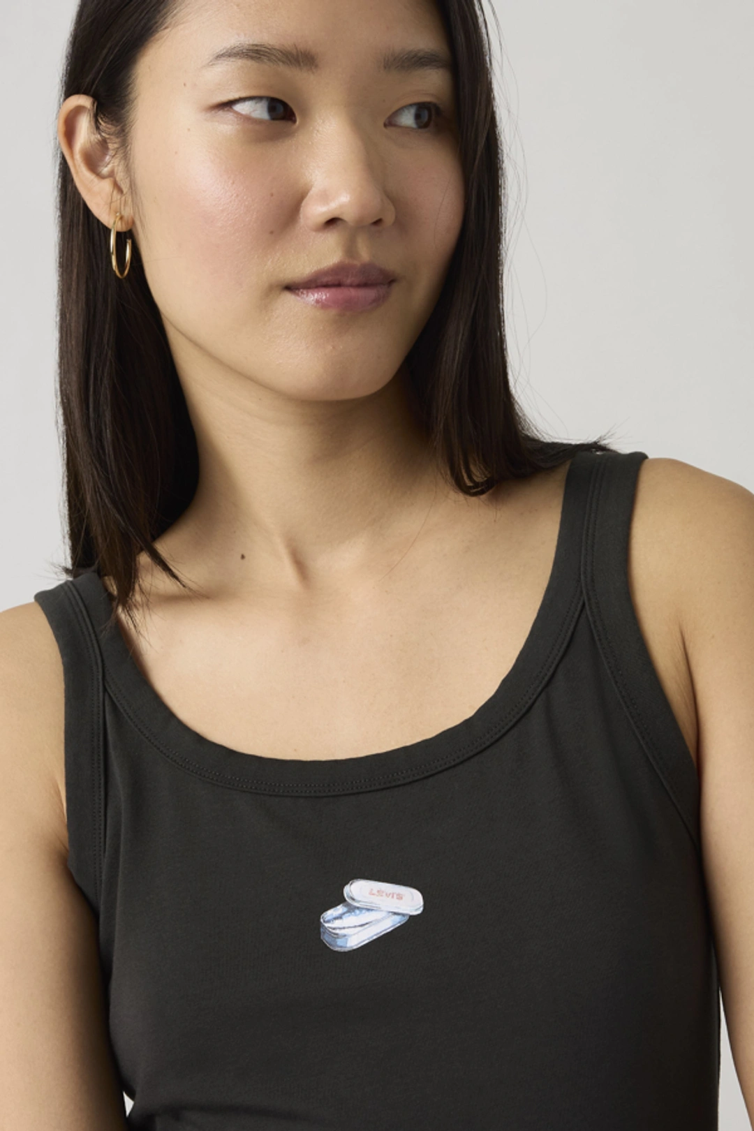 Levi's Débardeur Graphique Essential - Femme - Noir / Sardine Can Pirate Black - XS - 2