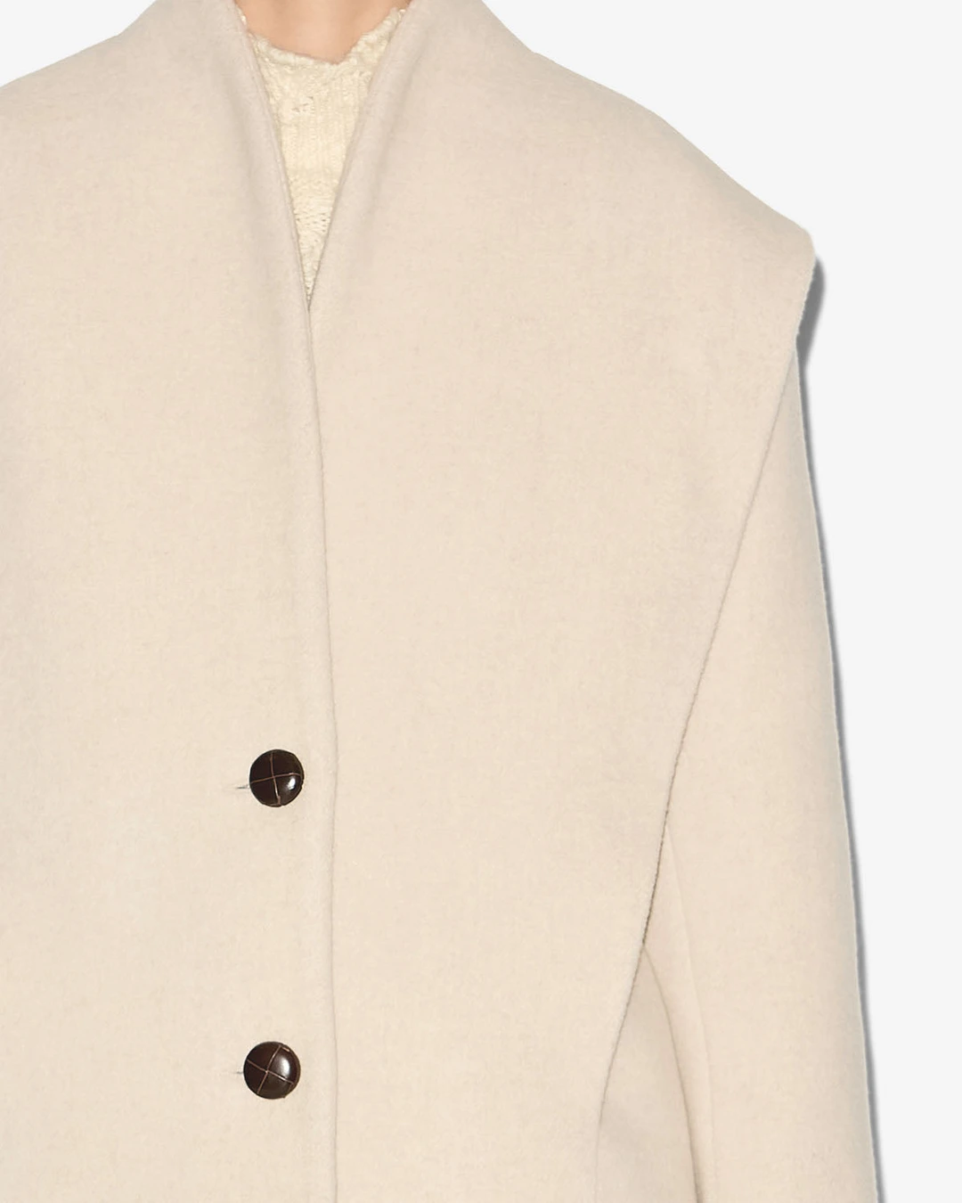 Manteau Dyogo - Femme - Écru - Taille 40 - 2