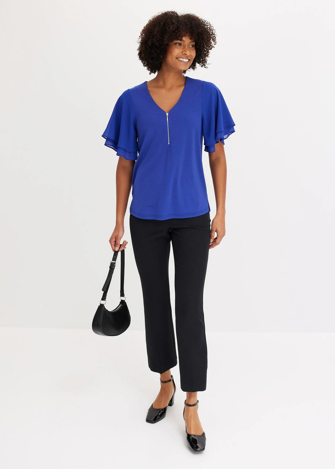 T-shirt avec manches en mousseline - 2
