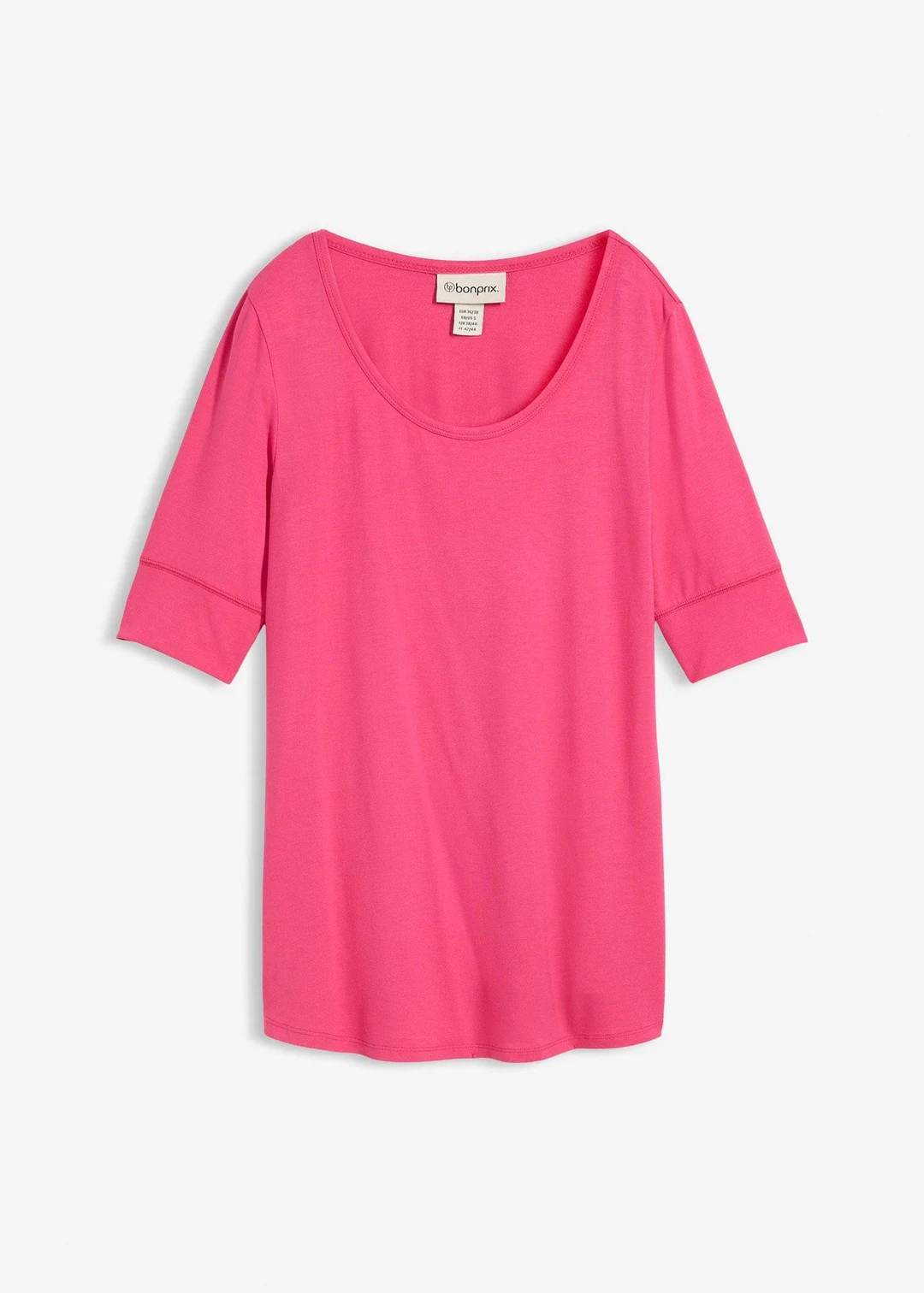 T-shirt doux en viscose extensible