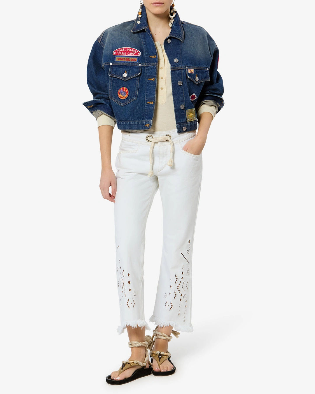 Veste Demia - Femme - Bleu - Taille40 - 4