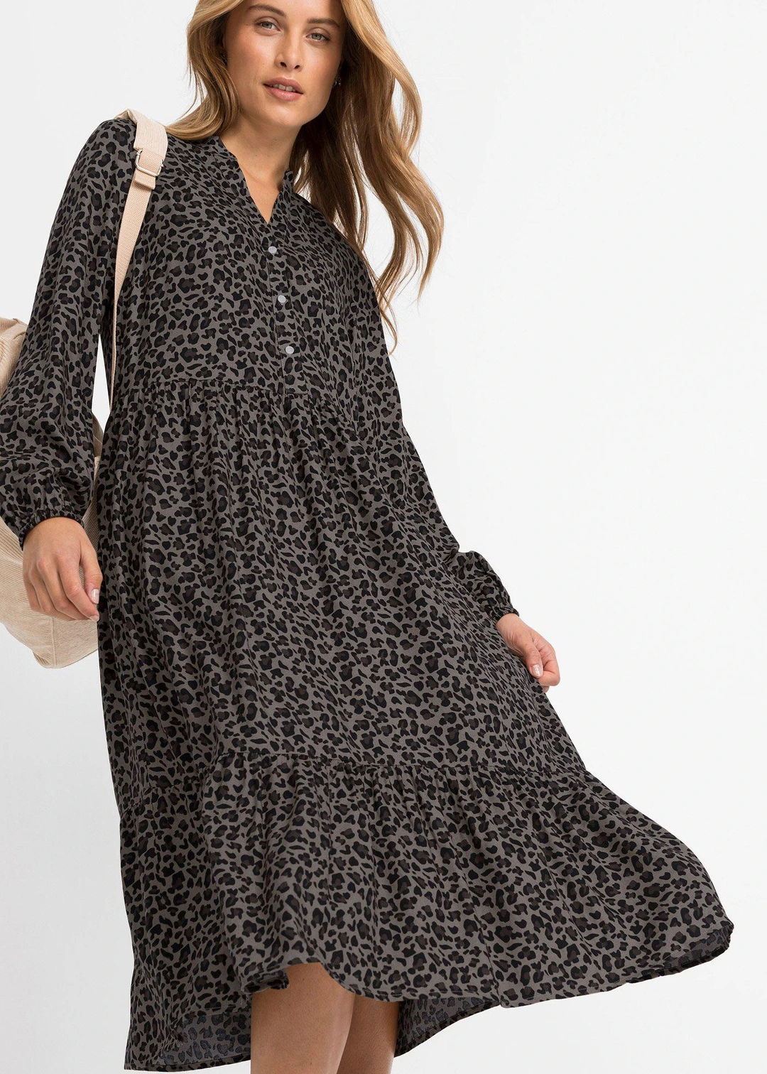 Robe midi en viscose - 3