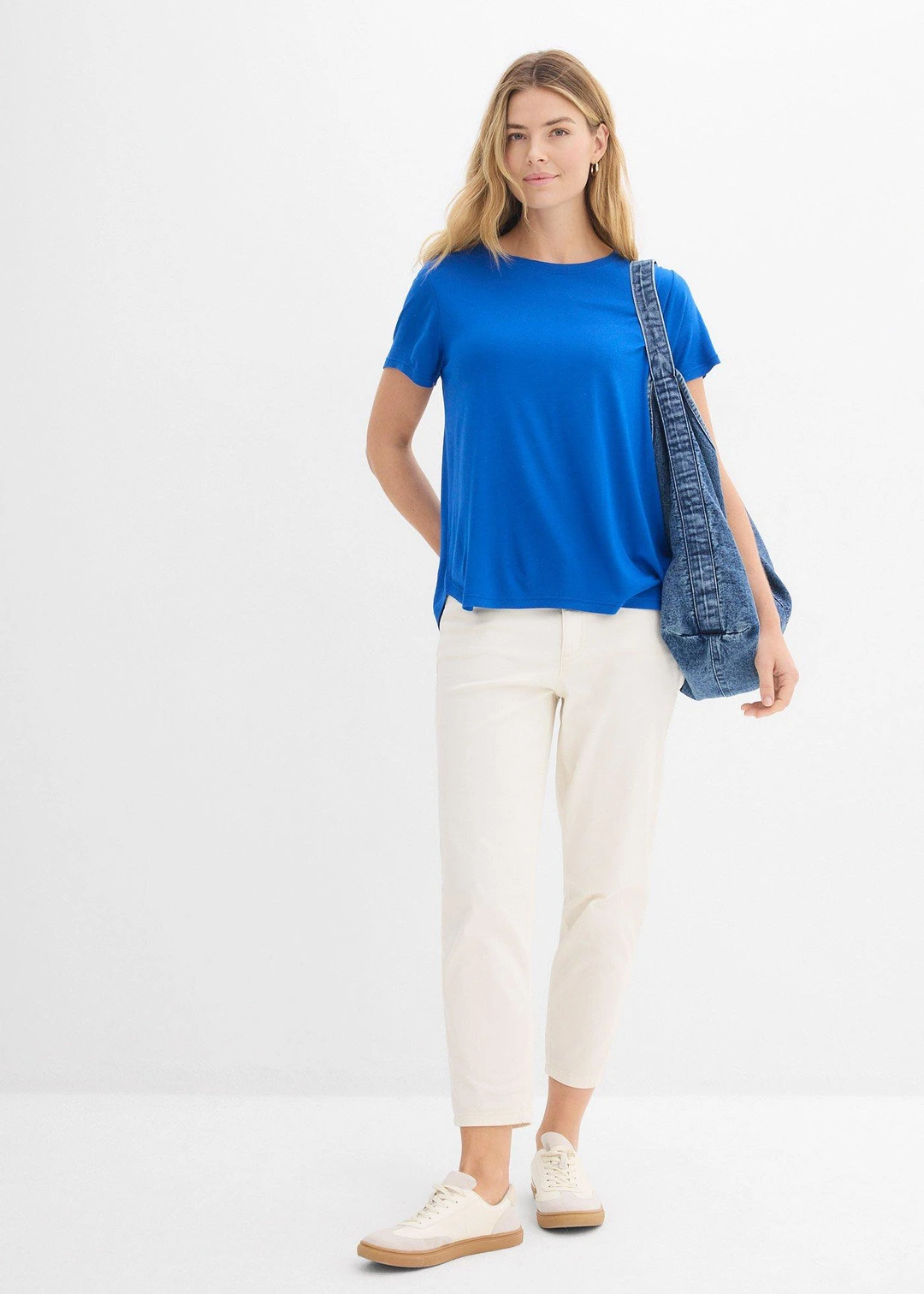 T-shirt long en viscose douce - 2