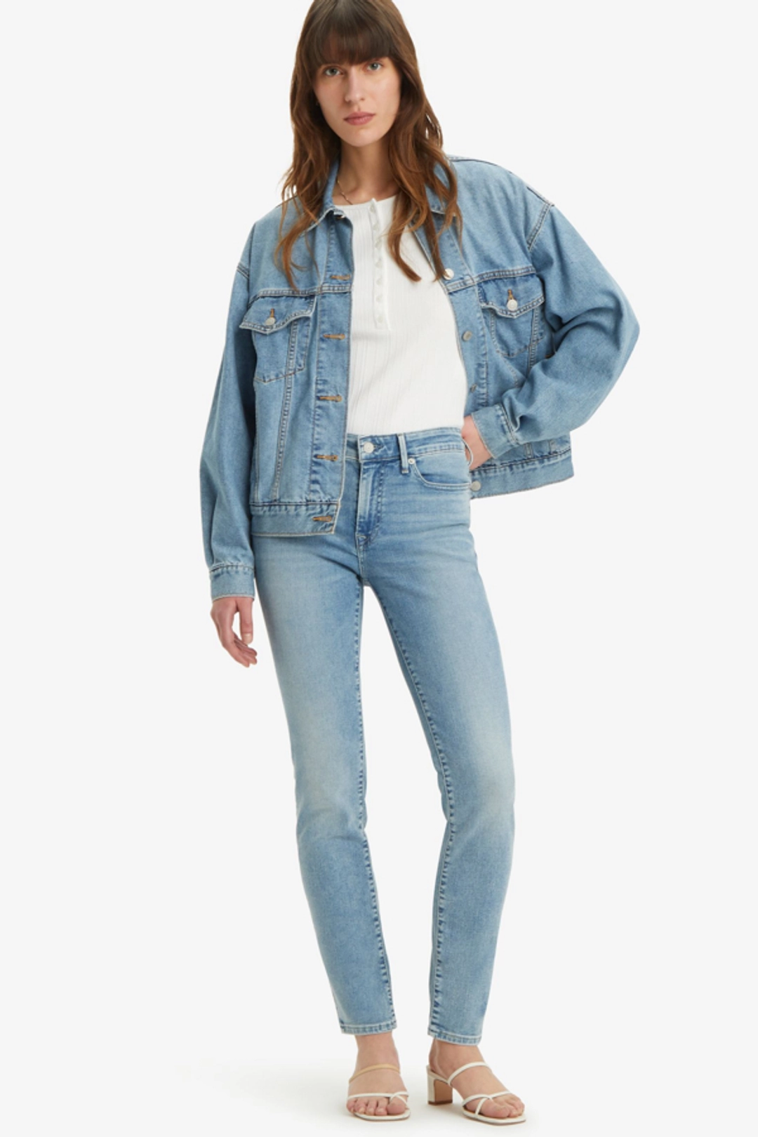 Levi's Jean 712 Slim - Femme - Bleu / Blue Wave Dark - 24X32