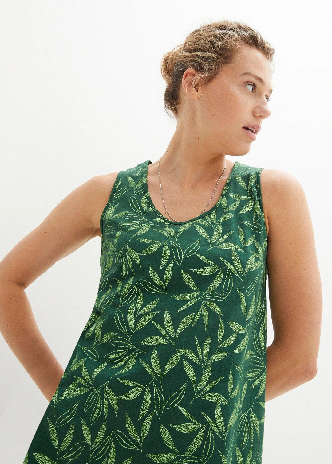 Robe débardeur en coton - 3