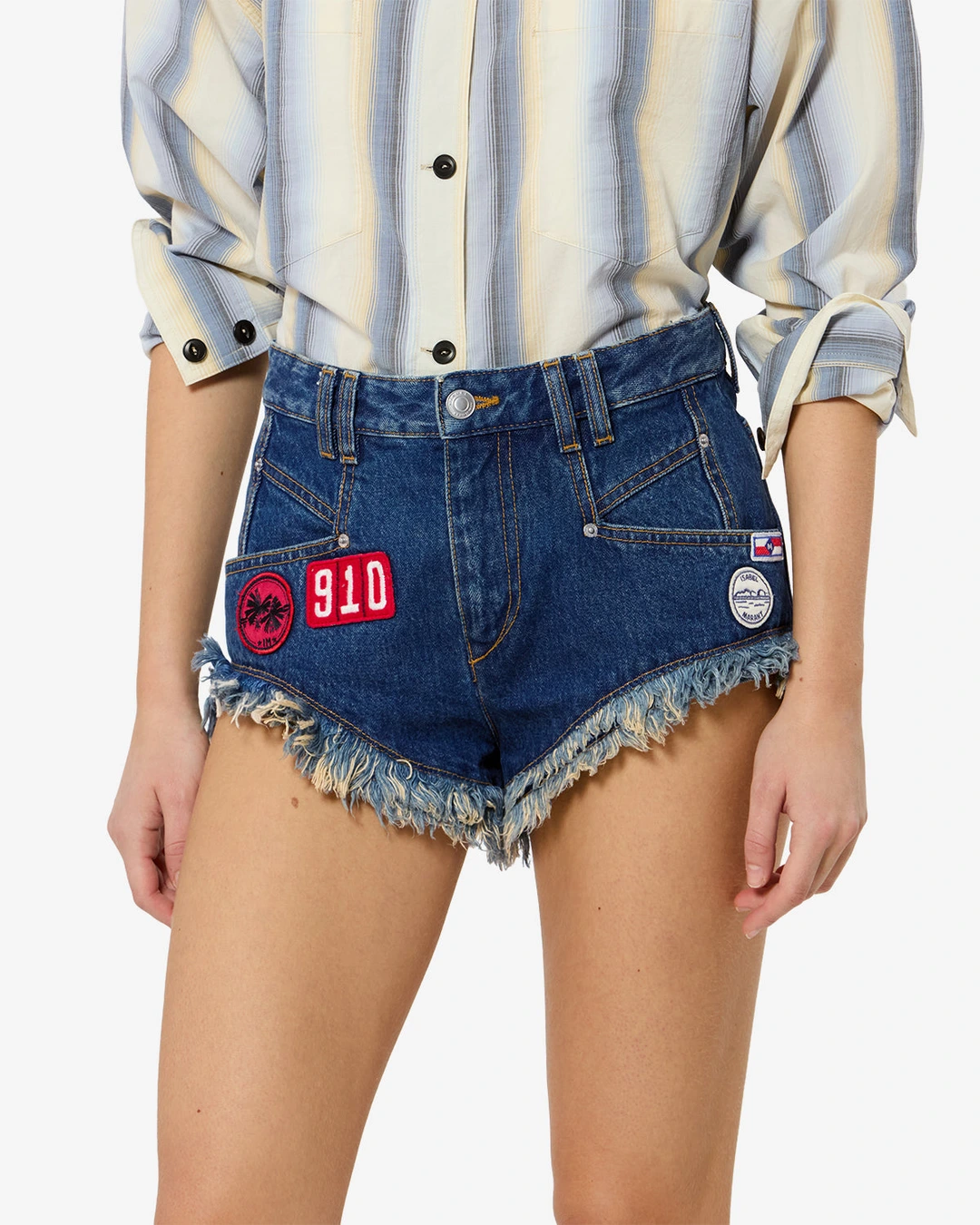 Short Eneidala - Femme - Bleu Clair - Taille 44 - 5