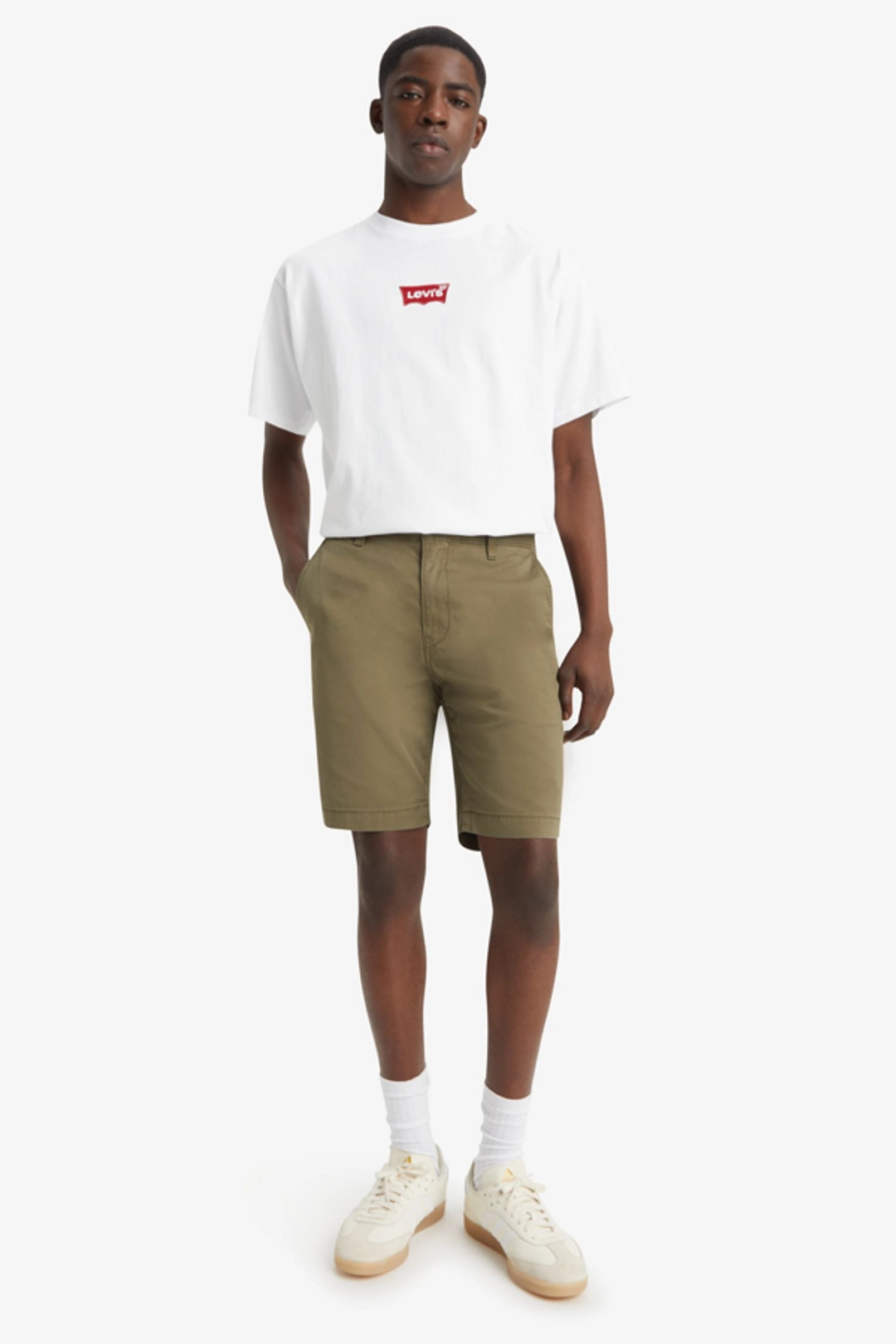 Short Fuselé Levi's XX Chino - Homme - Bleu / Baltic Navy - 38X9