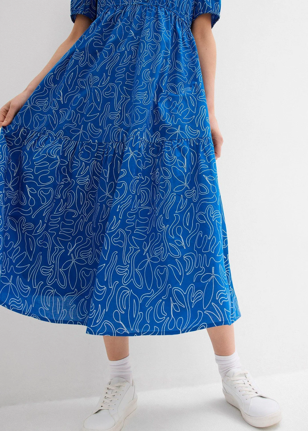 Robe midi ample, 100% coton - 3
