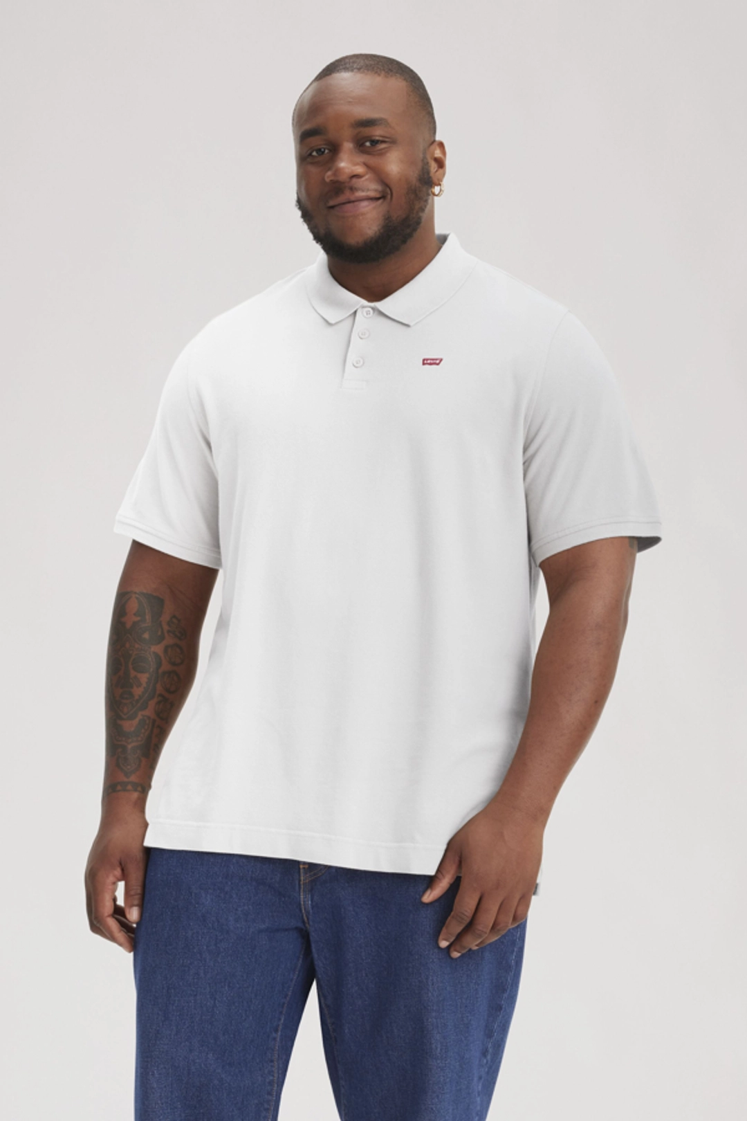 Levi's Polo Housemark (Grandes Tailles) - Homme - Noir / Mineral Black - 5XL